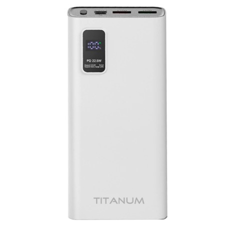 Повербанк TITANUM 727S White 20 000 мА•г