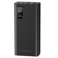 Повербанк TITANUM 728S 30000mAh 22.5W Black