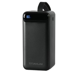 Повербанк TITANUM 741S 22.5W Black 50000mAh