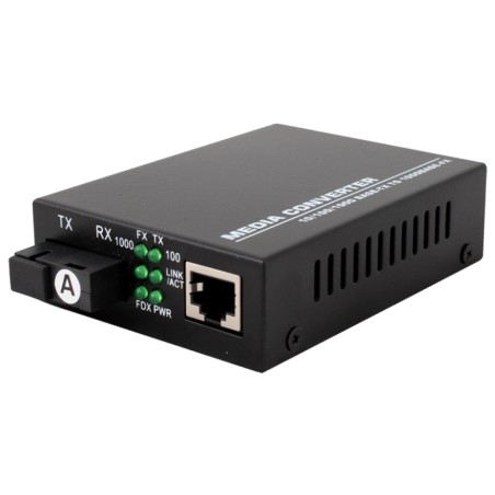 Медіаконвектор (1310TX&1550RX, 10/100/1000, 20км SC) TelStream MC-218/320SC