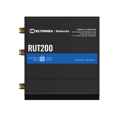 Промисловий стільниковий маршрутизатор Teltonika RUT200 з 4G LTE, Wi-Fi