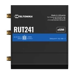Промисловий стільниковий маршрутизатор Teltonika RUT241 з 4G LTE, Wi-Fi, eSIM