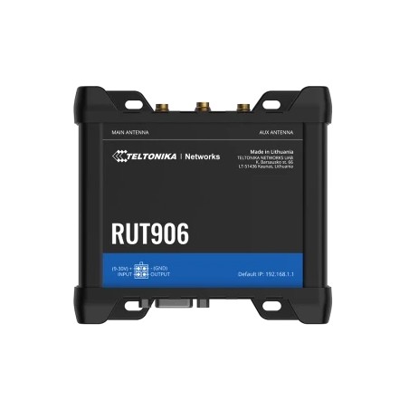 Промисловий стільниковий маршрутизатор Teltonika RUT906 з 4G LTE, Wi-Fi, RS-232, RS-485