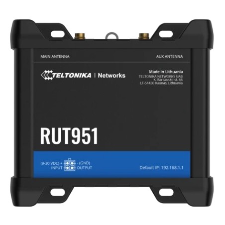 Промисловий стільниковий маршрутизатор Teltonika RUT951 з 4G LTE, Wi-Fi