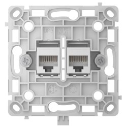 Механізм інтернет розетки Ajax OutletCore (LAN) white