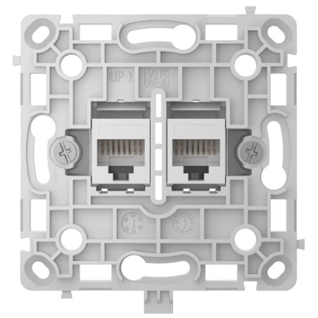 Механізм інтернет розетки Ajax OutletCore (LAN) white