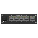 Комутатор 5 портів некерований Teltonika TSW101 POE+ для використання в транспорті