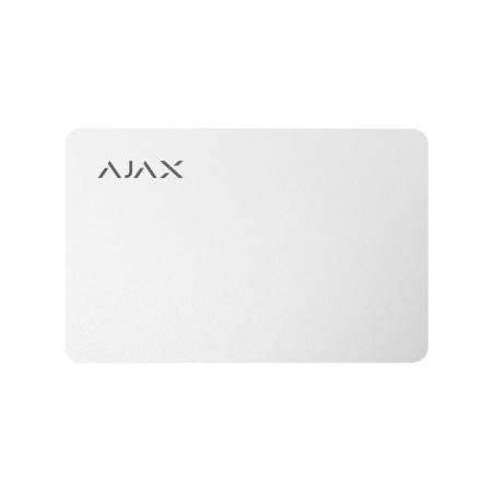 Безконтактна картка керування Ajax Pass white (10pcs)