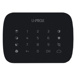 Бездротова сенсорна клавіатура для чотирьох груп U-Prox Keypad G4 Black
