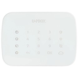 Бездротова сенсорна клавіатура для чотирьох груп U-Prox Keypad G4 White