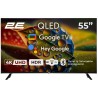 Телевізор 2E 55A77Q 55” дюйма 3840x2160 QLED Google TV