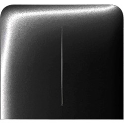 Кнопка Ajax SideButton (2-gang) vertical black