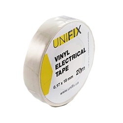 Iзоляцiйна стрiчка бiла 0.17х18 мм 20 м UNIFIX ETU-20W