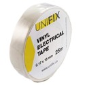 Iзоляцiйна стрiчка бiла 0.17х18 мм 25 м UNIFIX ETU-25W