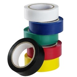 Iзоляцiйна стрiчка набiр 0.17х18 мм 25 м UNIFIX ETU-25SET6