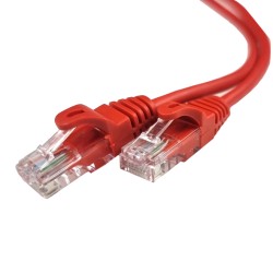 Патч-корд червоний 0.5м UTP CAT5e
