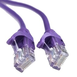Патч-корд фіолетовий 0.5м UTP CAT5e