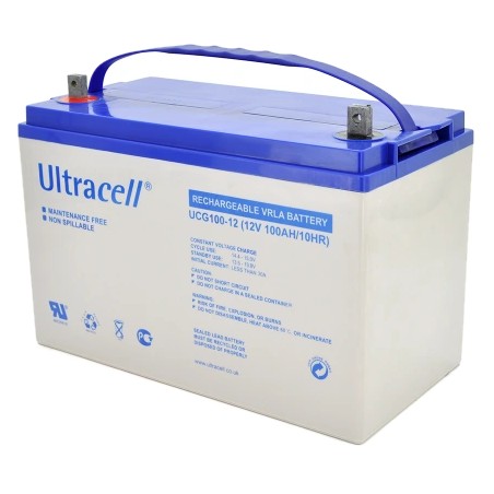 Свинцево-кислотна акумуляторна батарея Ultracell UCG100-12 100А•г 12В гелева