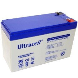 Свинцево-кислотна акумуляторна батарея Ultracell UL7-12 7A•г 12В