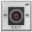 Безконтактна кнопка виходу VIA Security VB8686M (комбінована метал/пластик)