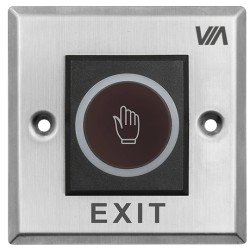 Безконтактна кнопка виходу VIA Security VB8686M (комбінована метал/пластик)