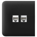 Фронтальна панель Ajax SideCover (LAN) black