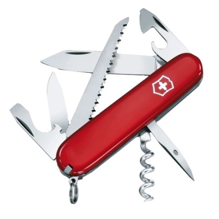 Ніж червоний Victorinox Swiss Army Camper 1.3613