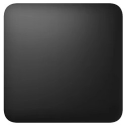 Кнопка Ajax SoloButton (1-gang/2-way) [55] black для одноклавішного чи прохідного вимикача