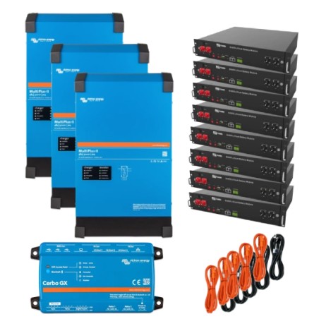 Система безперебійного живлення трифазна VictronEnergy MultiPlus-II + Dyness 12кВт 24кВт•г