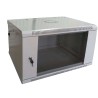 Шафа 6U 600x350 мм Hypernet настінна розбірна WMNC-35-6U-FLAT
