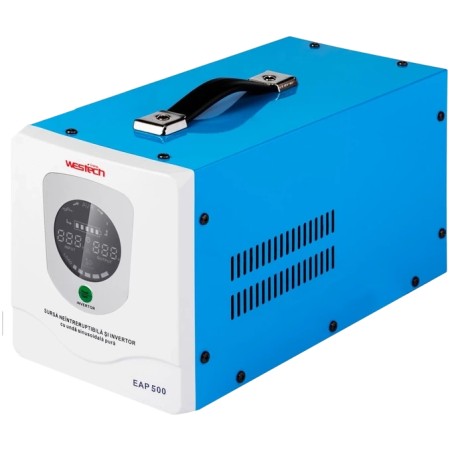 Джерело безперебійного живлення Westech EAP DUAL-800ВA/500Вт 12В однофазний з правильною синусоїдою