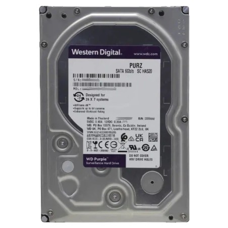 Жорсткий диск Western Digital Purple 3.5" 4TB (WD43PURZ)