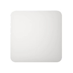 Кнопка Ajax SoloButton (1-gang/2-way) [55] white для одноклавішного чи прохідного вимикача