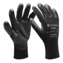 Рукавиці монтажні Wurth Black PU р.10