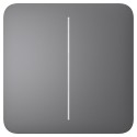 Кнопка двоклавішного вимикача Ajax SoloButton (2-gang) grey