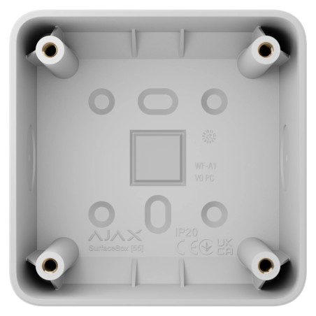 Монтажна коробка Ajax SurfaceMounting box white