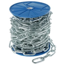 Ланцюг довголанковий оцинкований APRO 2 мм DIN 5685C бухта 110 м