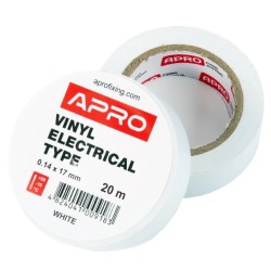 Iзоляцiйна стрiчка біла APRO 0.14х17 мм 20 м
