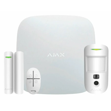 Комплект Ajax StarterKit Cam Plus HDR ECG (8EU) UA white