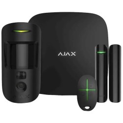 Комплект Ajax StarterKit Cam Plus HDR (8EU) UA black охоронної сигналізації
