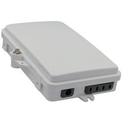 Бокс герметичний розподільний на 4 SC Simplex/LC duplex, 205x135x40 мм, без Адапт., (гільзи, касета)