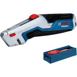 Висувний ніж та диспенсер із 10 лезами Bosch Professional (1600A027M5) 185 мм