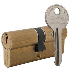 Циліндр латунь матова CISA LL 08010 90 (45*45)