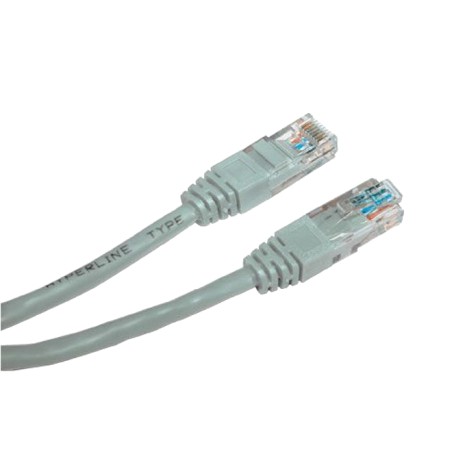 сірий Патч-корд E-server UTP, 0.5 м, кат. 5e
