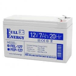 Свинцево-кислотна акумуляторна батарея Full Energy FEL-127 7А•г 12В гелева