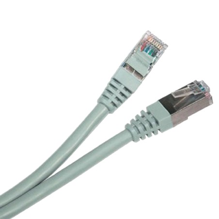 Патч-корд серый FTP, 1 м, кат. 5e