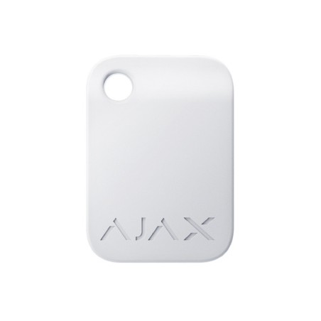 безконтактний брелок управління Ajax Tag white (10pcs)