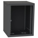 Шафа серверна IPCOM СН-15U 600х450 скло RAL9005