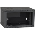 Шафа серверна IPCOM CH-6U 600x350 скло RAL9005