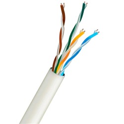 Кабель KRAFT UTP CAT5E CU 0.5 mm PVC Indoor White (305м)